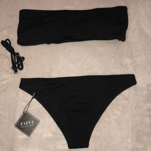 Black Bandeau Bikini